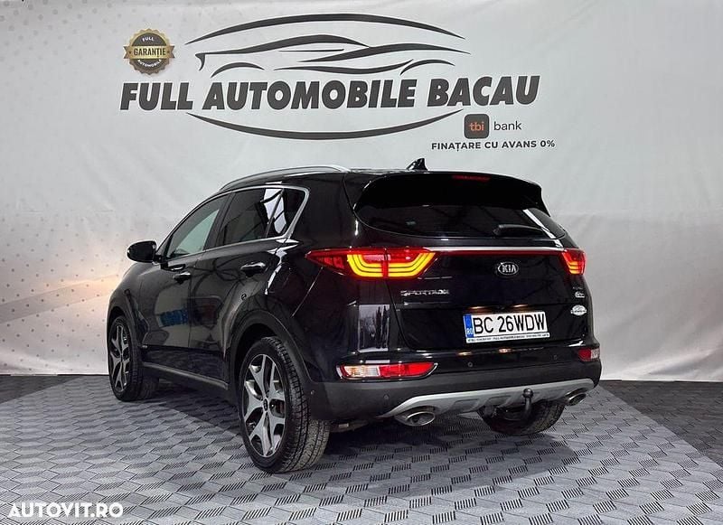Second-hand Kia Sportage GT-Line 185 CP (136 kW) 2016 Culoarenegru SUV
