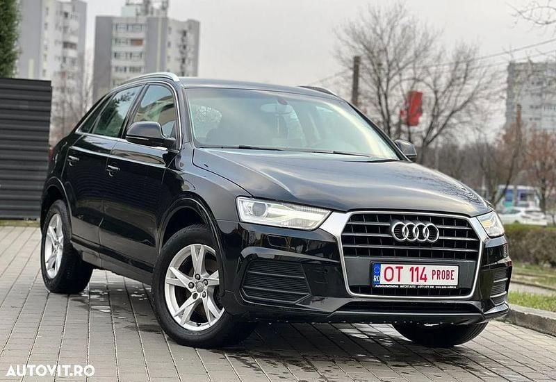 Culoarenegru Utilizat 2015 Audi Q3 Design SUV | 10.750 EUR (Preț bun) - Imagine 1/4