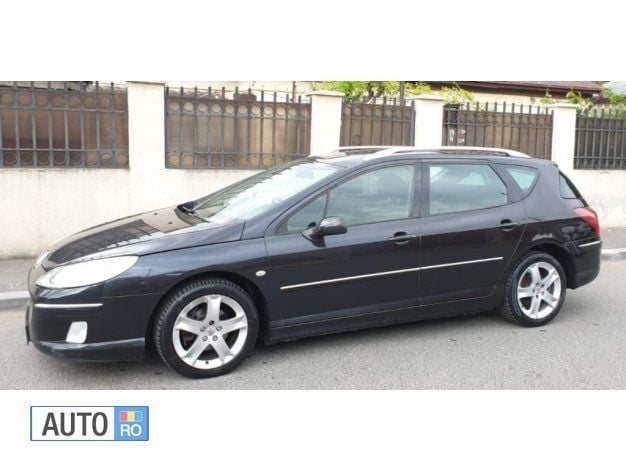 Negru Utilizat 2007 Peugeot 407 Break | 1.490 EUR - Imagine 1/4