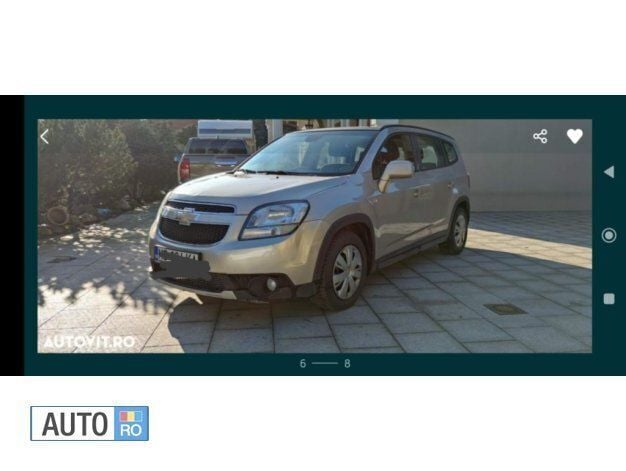 Second-hand Chevrolet Orlando 165 CP (121 kW) 2012 Gri Monovolum