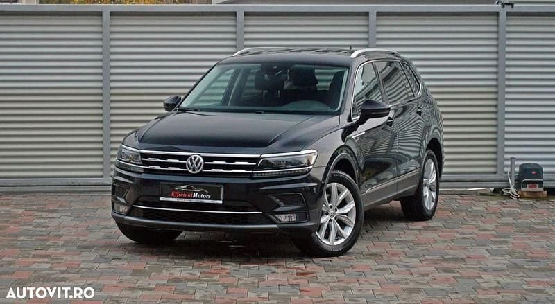 Culoarenegru Utilizat 2021 VW Tiguan Allspace Highline SUV | 22.490 EUR (Preț OK) - Imagine 1/4