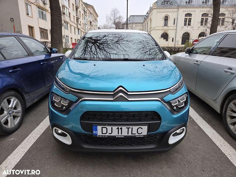 Culoarealbastru Second-hand 2022 Citroën C3 PureTech Hatchback | 14.000 EUR (Puțin scump) - Imagine 1/4