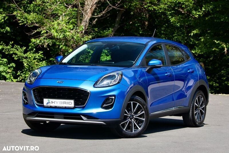 Albastru Utilizat 2021 Ford Puma Titanium SUV | 12.999 EUR (Preț OK) - Imagine 1/4