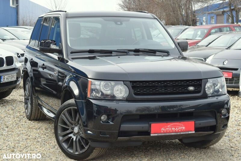 Negru Utilizat 2012 Land Rover Range Rover Sport SUV | 11.950 EUR - Imagine 1/4