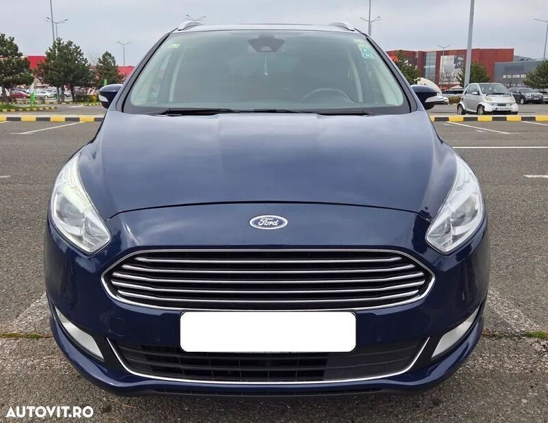 Albastru Utilizat 2017 Ford Galaxy Titanium Monovolum | 12.900 EUR (Puțin scump) - Imagine 1/4