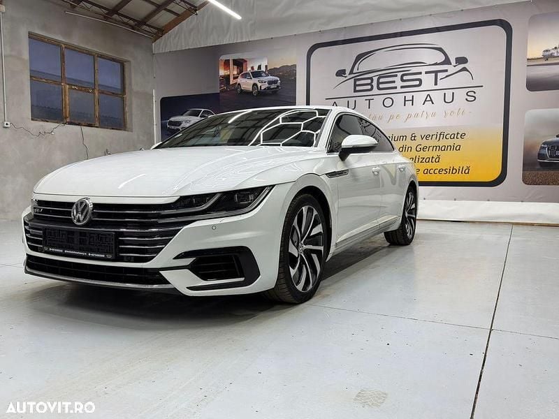 Second-hand VW Arteon R-line 240 CP (176 kW) 2017 Culoarealb Hatchback