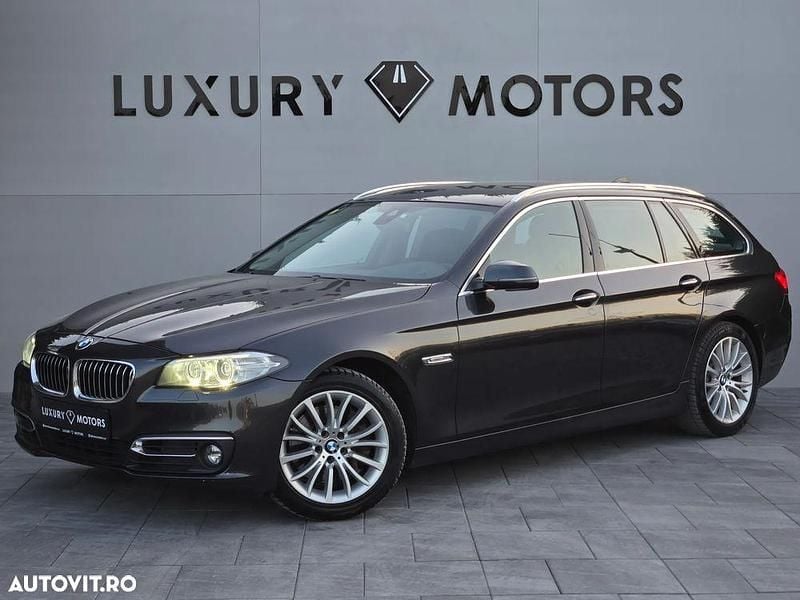 Negru Utilizat 2014 BMW 525 Sport Line Break | 11.600 EUR (Preț OK) - Imagine 1/4