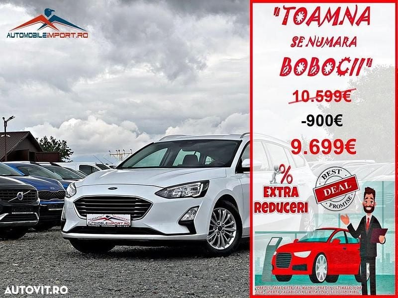 Alb Utilizat 2020 Ford Focus Titanium Break | 9.699 EUR (Preț bun) - Imagine 1/4