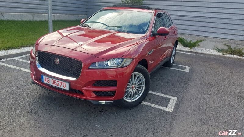 Second-hand Jaguar F-Pace Prestige 180 CP (132 kW) 2017 Rosu SUV