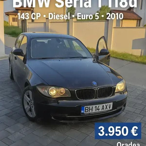 Utilizat 2010 BMW 118 Hatchback | 3.950 EUR (Preț OK) - Imagine 1/4