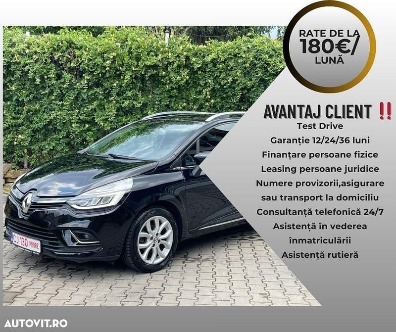 Culoarenegru Utilizat 2016 Renault Clio GrandTour Intens Break | 7.499 EUR (Puțin scump) - Imagine 1/4