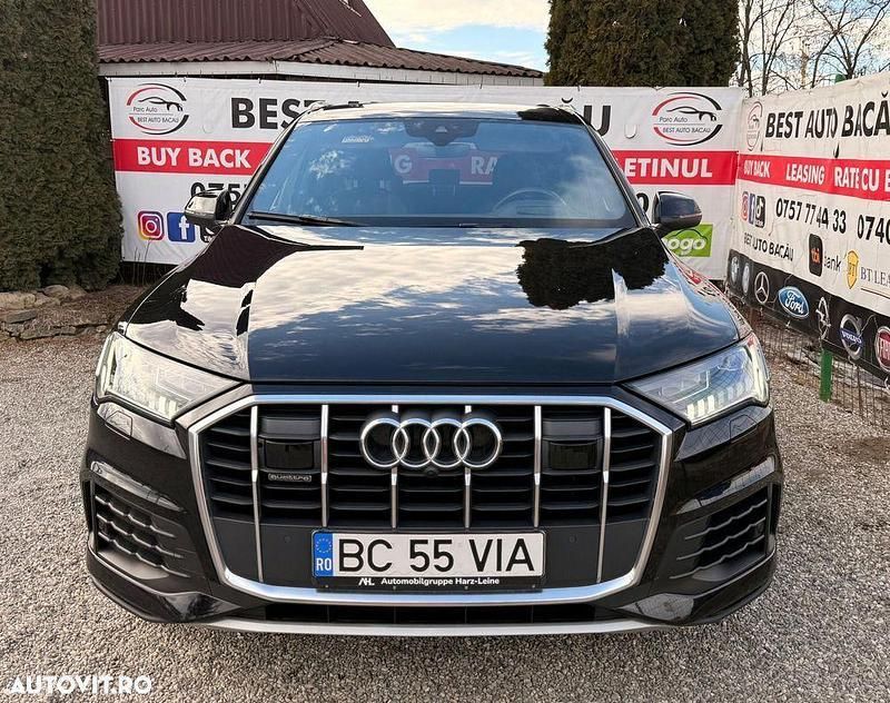 Negru Utilizat 2020 Audi Q7 S-Line SUV | 47.400 EUR (Preț OK) - Imagine 1/4