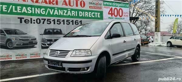 Second-hand VW Sharan 116 CP (85 kW) 2002 Gri Monovolum