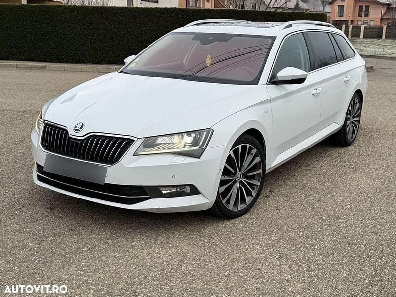 Second-hand Skoda Superb LAURIN & KLEMENT 190 CP (139 kW) 2017 Culoarealb Break