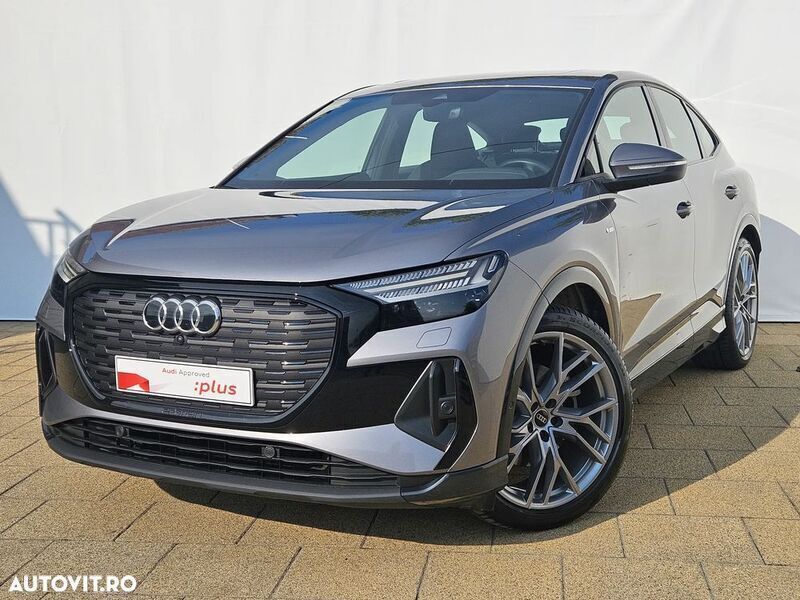 Gri Utilizat 2023 Audi Q4 Sportback e-tron SUV | 35.105 EUR - Imagine 1/4