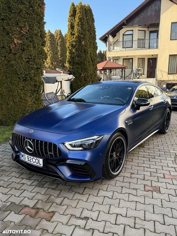 Culoarealbastru Utilizat 2019 Mercedes AMG GT 4-Door Coupe AMG Coupe | 87.000 EUR - Imagine 1/4