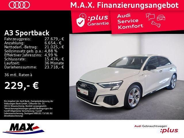 Utilizat 2022 Audi A3 Sportback e-tron S-Line Berlinǎ | 30.354 EUR - Imagine 1/1