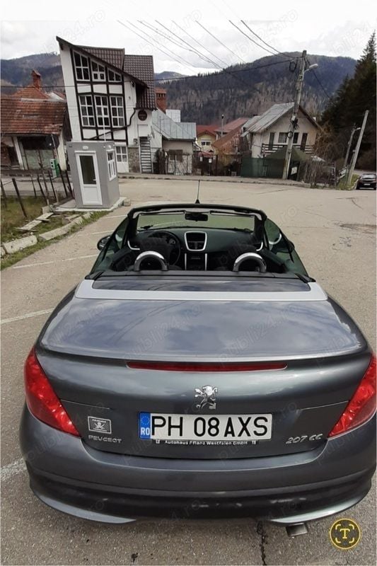 Gri Utilizat 2007 Peugeot 207 CC Cabrio | 3.350 EUR - Imagine 1/4
