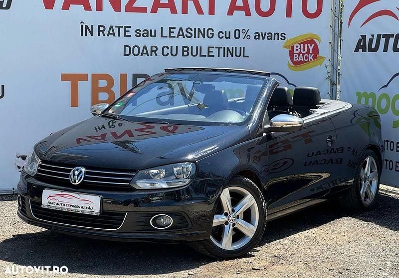 Culoarenegru Utilizat 2011 VW Eos Cabrio | 6.550 EUR (Preț OK) - Imagine 1/4