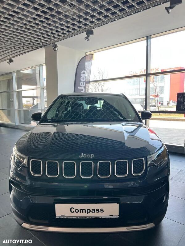 Albastru Nouă 2024 Jeep Compass Altitude SUV | 33.056 EUR (Scump) - Imagine 1/4