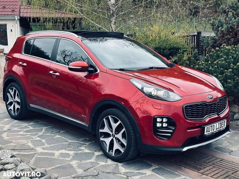 Rosu Utilizat 2016 Kia Sportage SUV | 14.900 EUR (Preț OK) - Imagine 1/4