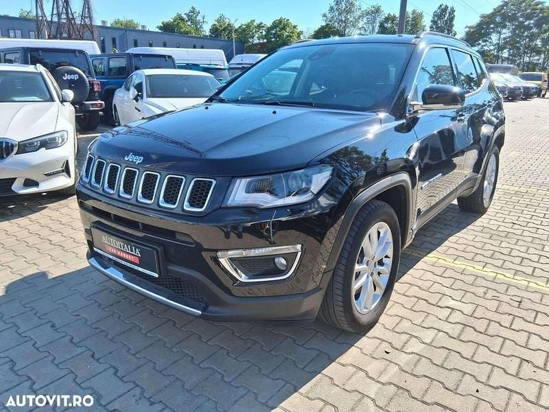Negru Second-hand 2021 Jeep Compass SUV | 15.730 EUR (Super Preț) - Imagine 1/4