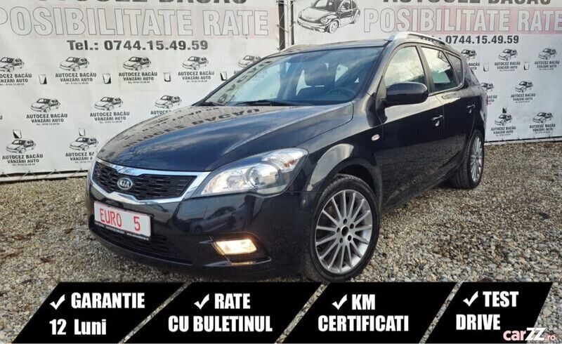Second-hand Kia Ceed 126 CP (92 kW) 2011 Negru Hatchback