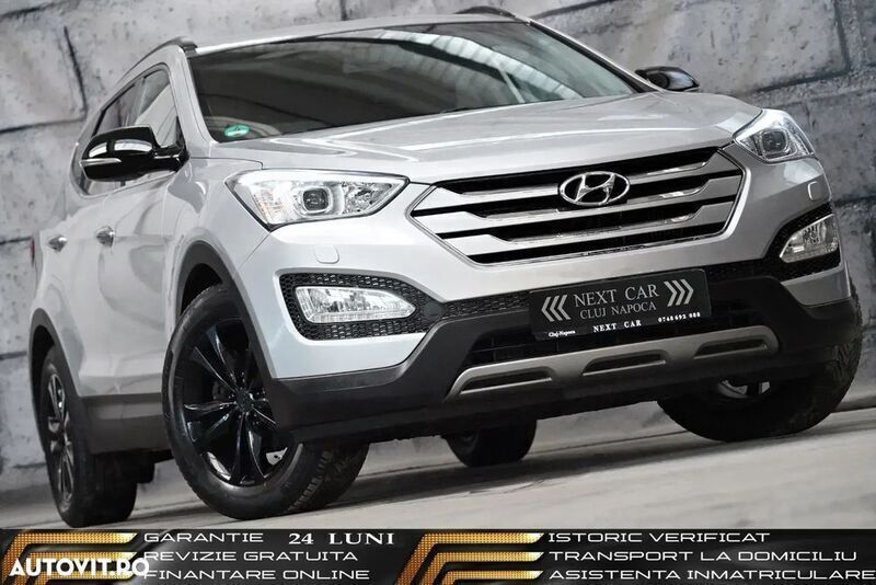 Argint Utilizat 2015 Hyundai Santa Fe Premium SUV | 13.950 EUR (Preț OK) - Imagine 1/4