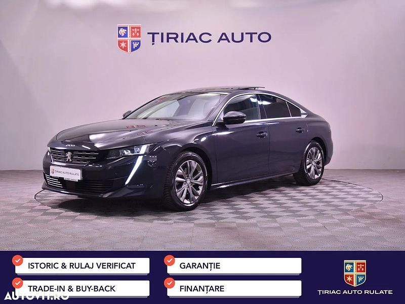 Negru Utilizat 2020 Peugeot 508 Berlinǎ | 17.900 EUR (Puțin scump) - Imagine 1/4