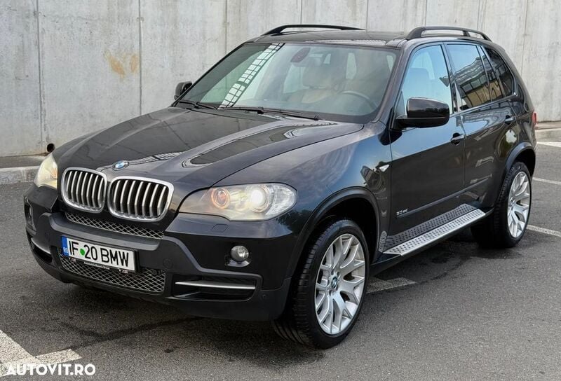 Negru Utilizat 2008 BMW X5 SUV | 8.700 EUR (Preț OK) - Imagine 1/4