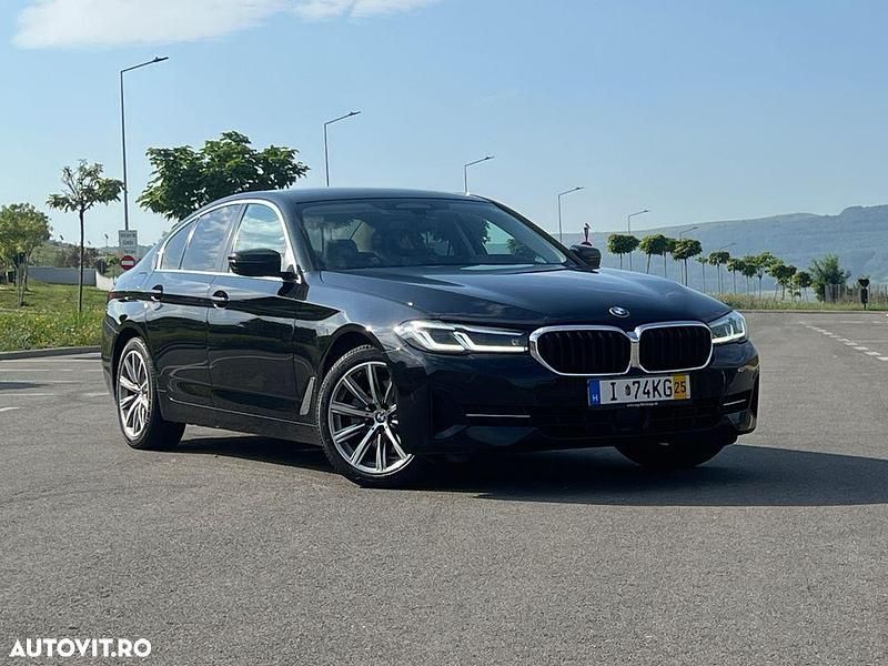Culoarenegru Utilizat 2021 BMW 520 Sport Line Berlinǎ | 28.600 EUR (Preț OK) - Imagine 1/4