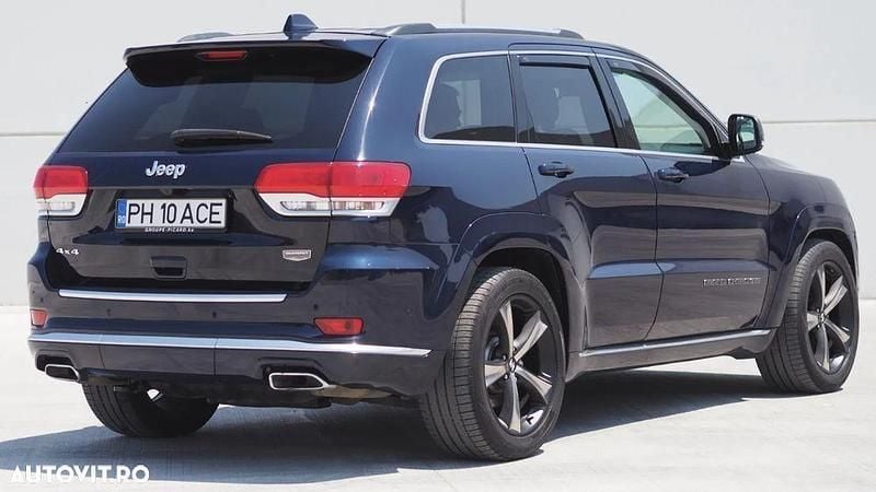 Second-hand Jeep Grand Cherokee Summit 250 CP (183 kW) 2018 Albastru SUV