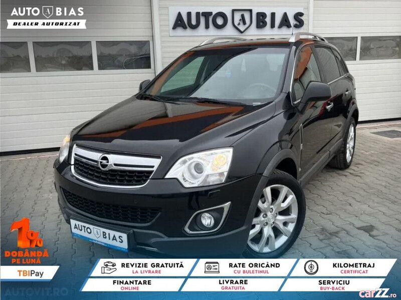 Negru Utilizat 2012 Opel Antara Cosmo SUV | 8.450 EUR (Scump) - Imagine 1/4