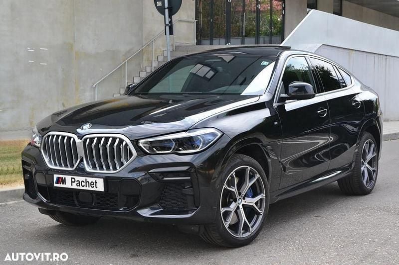 Negru Utilizat 2022 BMW X6 SUV | 59.999 EUR (Preț OK) - Imagine 1/4