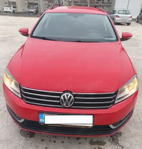 Rosu Utilizat 2013 VW Passat Trendline Break | 8.490 EUR (Preț OK) - Imagine 1/4