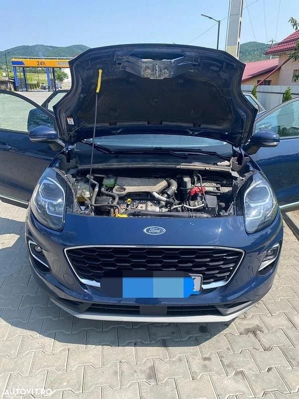 Culoarealbastru Utilizat 2022 Ford Puma Titanium SUV | 9.000 EUR (Super Preț) - Imagine 1/4