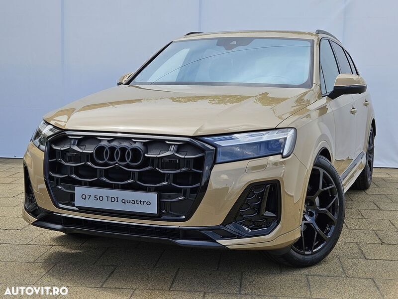 Galbeuriu Nouă 2024 Audi Q7 S-Line SUV | 84.579 EUR (Puțin scump) - Imagine 1/4