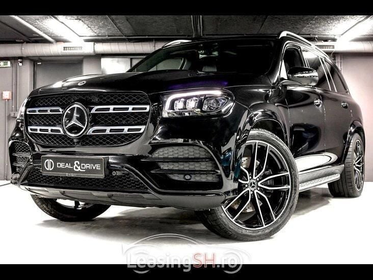 Negru Utilizat 2022 Mercedes GLS400 AMG SUV | 96.113 EUR (Puțin scump) - Imagine 1/4