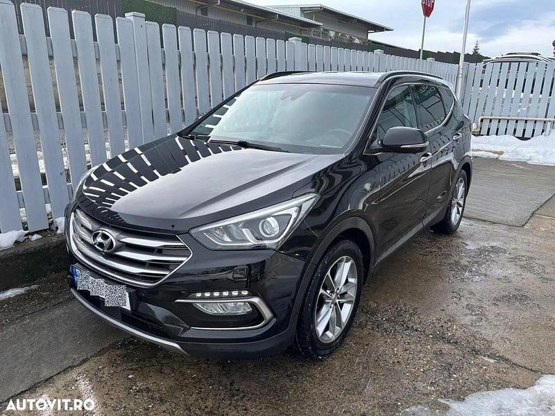 Second-hand Hyundai Santa Fe 200 CP (147 kW) 2017 Culoarenegru SUV