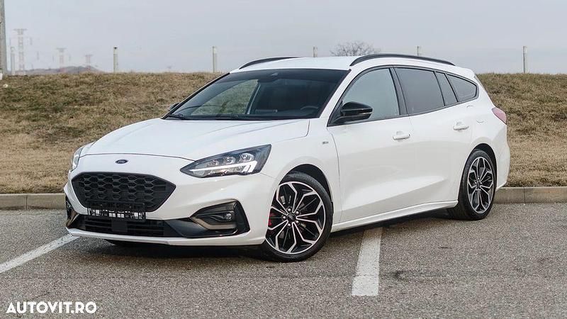 Alb Utilizat 2019 Ford Focus ST-Line Break | 10.290 EUR (Preț OK) - Imagine 1/4