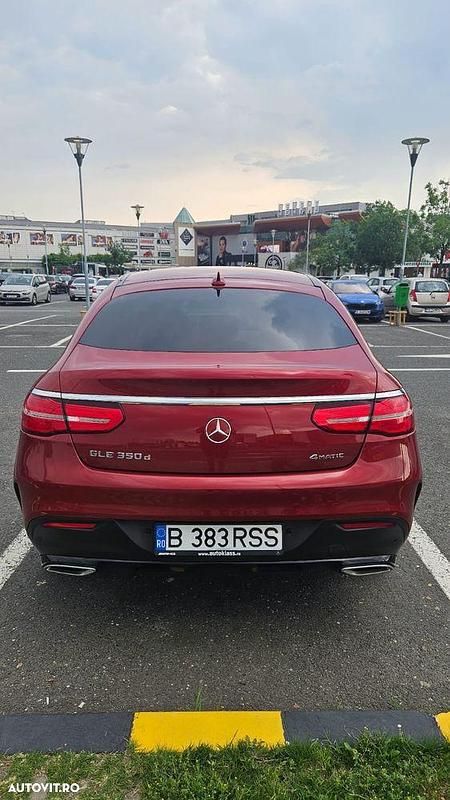 Second-hand Mercedes GLE350 258 CP (189 kW) 2018 Culoarerosu Coupe