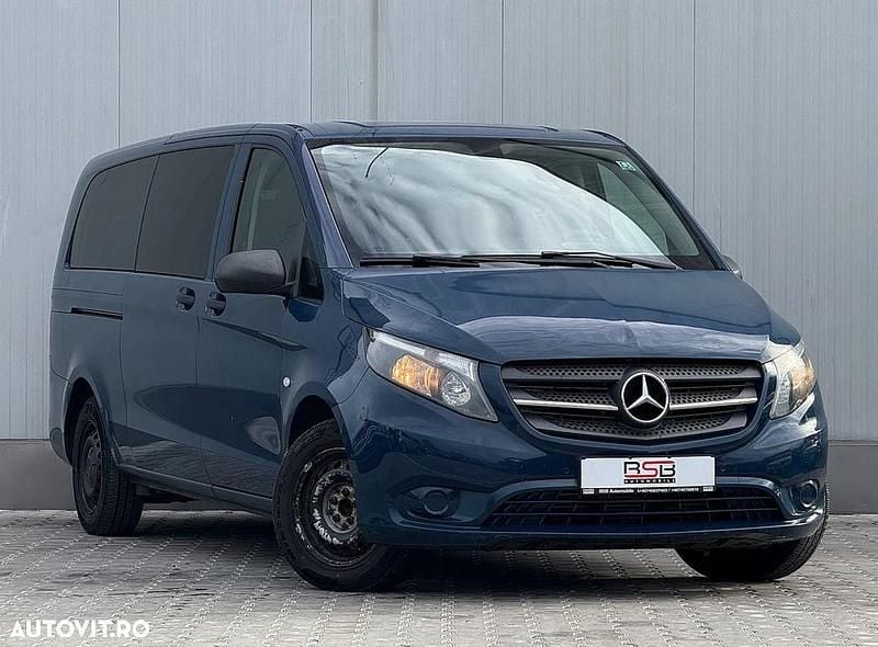 Culoarealbastru Utilizat 2017 Mercedes Vito Monovolum | 18.900 EUR - Imagine 1/4