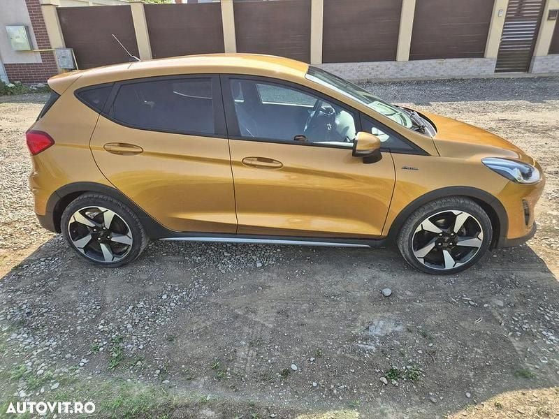 Second-hand Ford Fiesta Active 100 CP (73 kW) 2018 Culoaregalbeuriu Hatchback