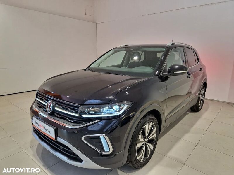 Negru Utilizat 2024 VW T-Cross Style SUV | 22.000 EUR (Preț OK) - Imagine 1/4