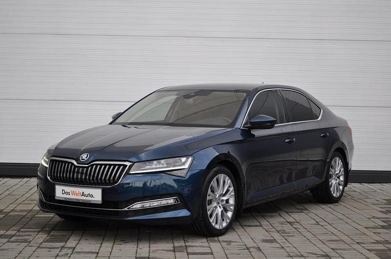 Albastru mediu normal Utilizat 2023 Skoda Superb Style | 28.000 EUR (Preț OK) - Imagine 1/4