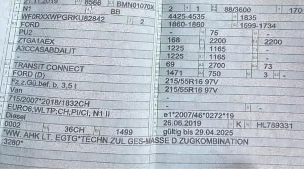 Second-hand Ford Transit Connect 220 CP (161 kW) 2019 Monovolum