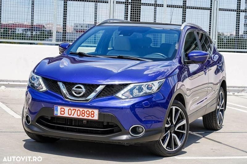 Albastru Utilizat 2016 Nissan Qashqai Tekna+ SUV | 11.499 EUR (Preț bun) - Imagine 1/4