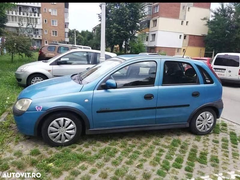 Culoarealbastru Utilizat 2001 Opel Corsa Hatchback | 1.000 EUR (Super Preț) - Imagine 1/4