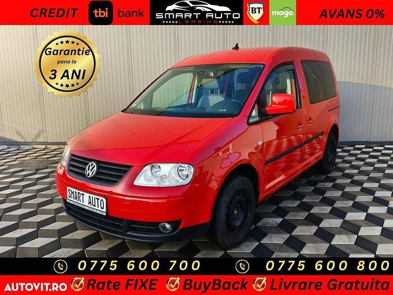 Second-hand VW Caddy Life 105 CP (77 kW) 2009 Culoarerosu Monovolum