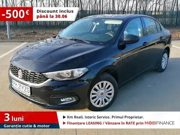 Negru Utilizat 2017 Fiat Tipo Pop Berlinǎ | 5.890 EUR (Preț OK) - Imagine 1/4